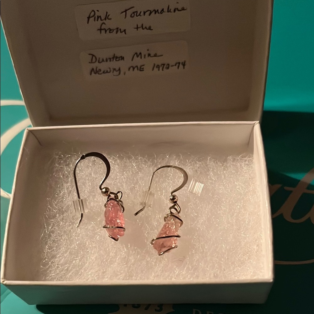 Elegant Pink Tourmaline Earrings